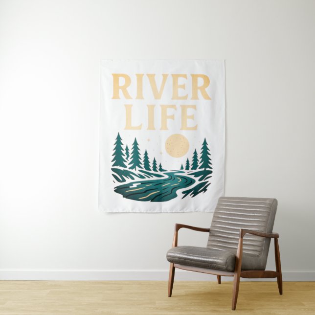 Río es tapiz de vida - inspirado en la naturaleza (In situ)