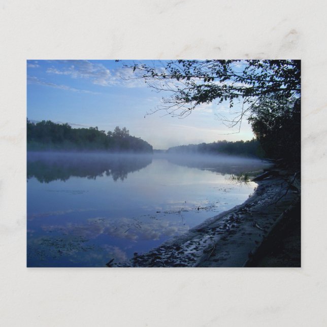 Río Español, Massey, Ontario, postal de Canadá (Anverso)