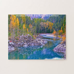 Río Flathead Montana. Rompecabezas