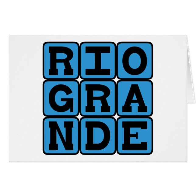 Río Grande, Río en Texas (Anverso (Horizontal))