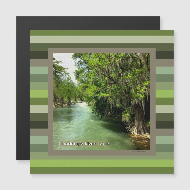 Río Guadalupe en Gruene, Texas (Anverso/Reverso)