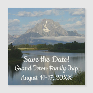 Río Jackson Hole en Grand Teton Save the Date