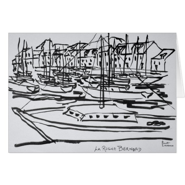 Río La Vilaine| La Roche-Bernard, Bretaña (Anverso (Horizontal))