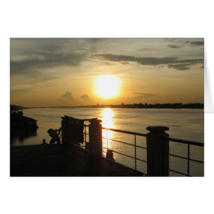 Río Mekong Sunset... Nong Khai, Isaan, Tailandia
