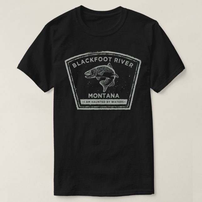 Río Montana - Camisa de pesca de vuelo  (Diseño del anverso)
