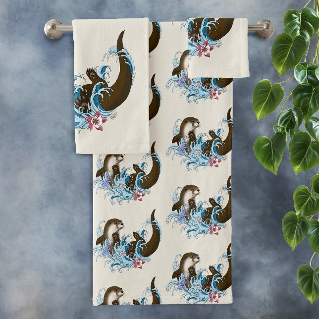 Río Otter Water Cute (Subido por el creador)