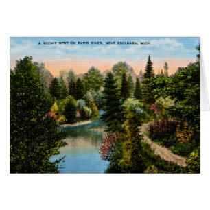 Río rápido Escanaba, Michigan