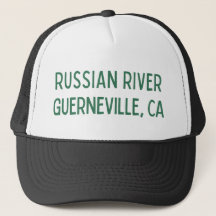 Río RUssian, Guerneville, sombrero de camionero CA