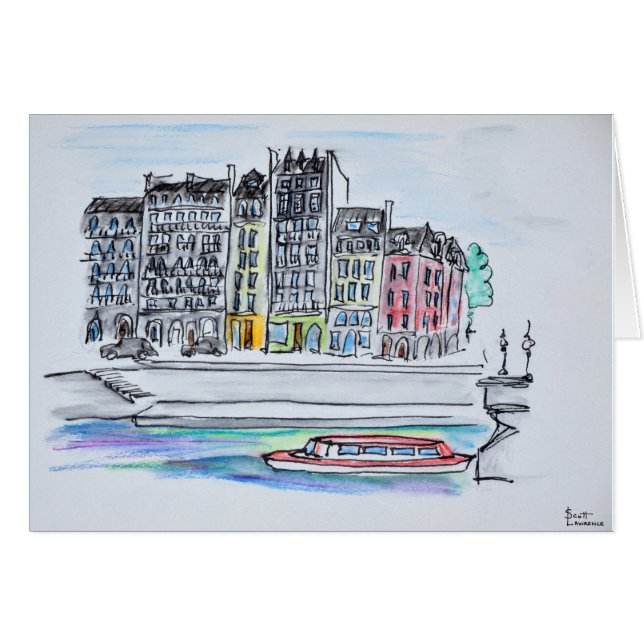 Río Sena | Isla de Saint-Louis, París (Anverso (Horizontal))