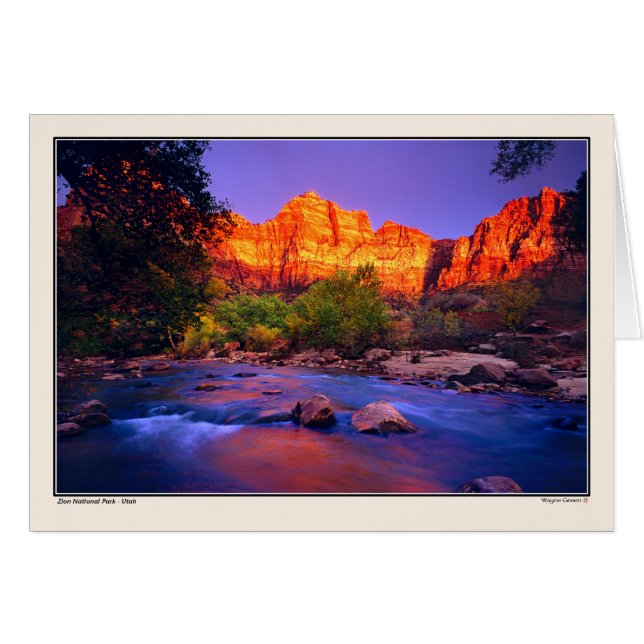 Río Virgin - Parque nacional de Zion (Anverso (Horizontal))