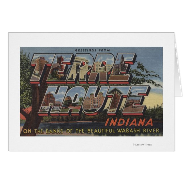 Río Wabash - Escenas de letras grandes (Anverso (Horizontal))