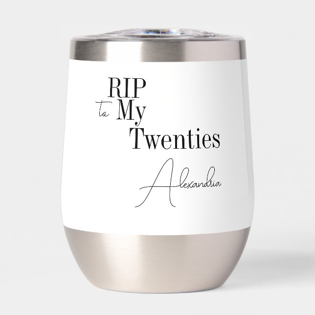 RIP 20s 30th Birthday Party Minimal (Frente)