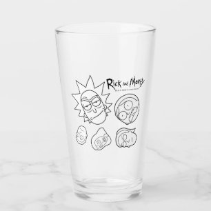 RIQUEZA Y MORTY™ Patrón de cabeza de familia S