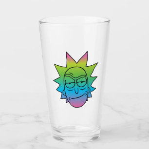 RIQUEZA Y MORTY™ Patrón Rainbow Rick Head