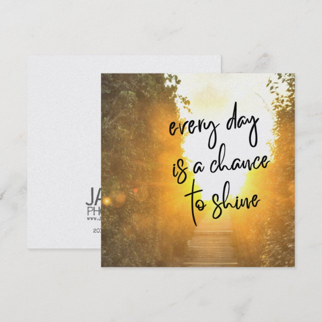 RISE UP 5.25 x 5.25 tarjeta (Anverso / Reverso)