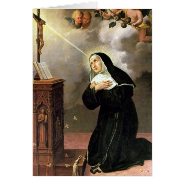 Rita de Cascia Angels religiosa católica monja (Frente)