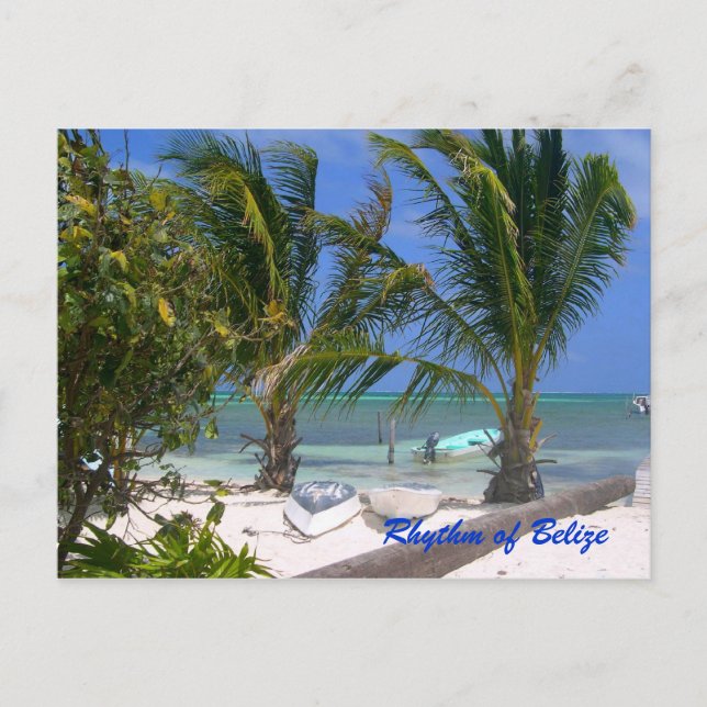 Ritmo de la postal de Belice Beach (Anverso)