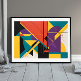Ritmo fracturado" - Arte abstracto geométrico