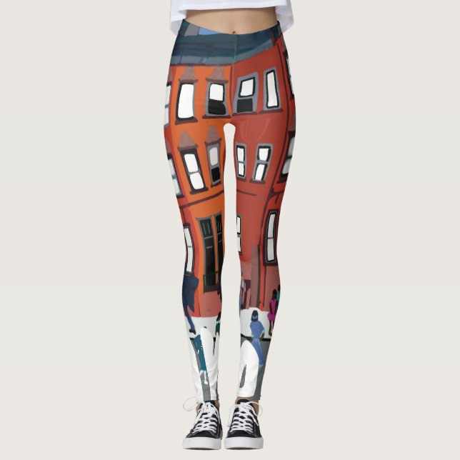 Ritmo renacentista Harlem Leggings (Anverso)