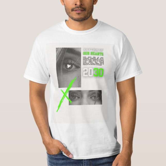 Ritmos de nuestra camiseta de corazón (Anverso)