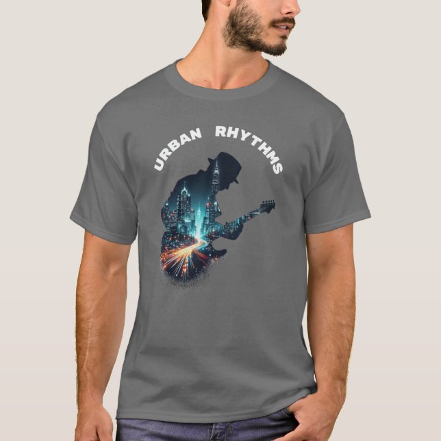 Ritmos urbanos - Camiseta de música de guitarra Ci (Anverso)
