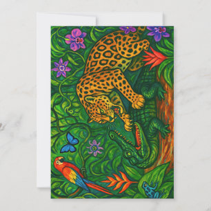 "Rivales de la Selva" - Retrato colorido sobre la 