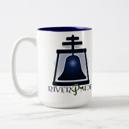 RiverPride - taza de café dos entonada (15 onzas)