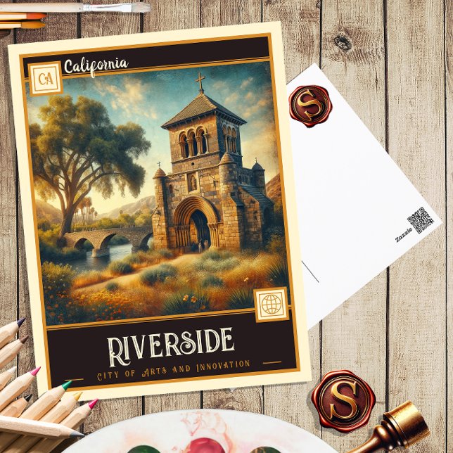 Riverside, California | Postal de época (Subido por el creador)
