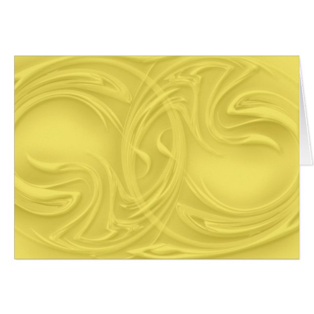 Rizos de sombra abstracta sobre blanco amarillo de (Anverso (Horizontal))