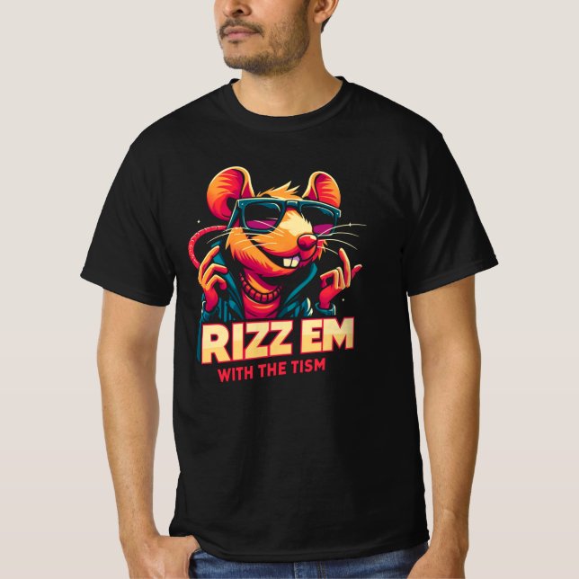 Rizz Em con la camiseta Tism Rat - Graciosa Guay G (Anverso)