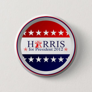RJ Harris para el presidente 2012 botón