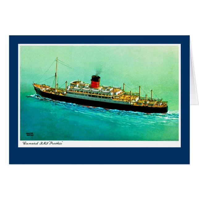 RMS Parthia (Anverso (Horizontal))