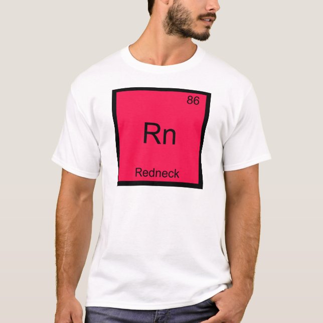 Rn - Camiseta divertida de Redneck con símbolo de  (Anverso)