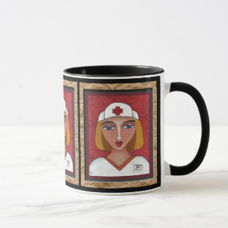 RN rubio - taza de la enfermería de curar (2)