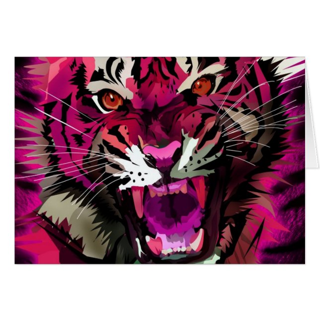 Roar de tigres - Rosa (Anverso (Horizontal))