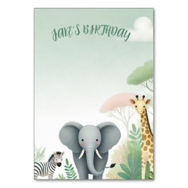 Roar en la diversión con esta tarjeta de mesa