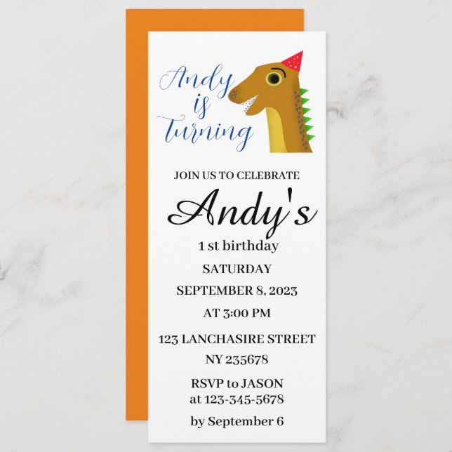 Roar juntos en la celebración del primer cumpleaño (Anverso / Reverso)