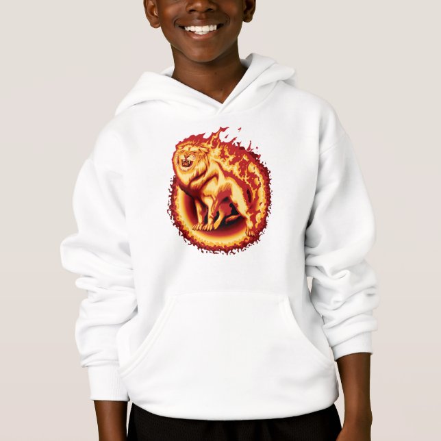 Roaring Fire Lion Hoodie (Anverso)