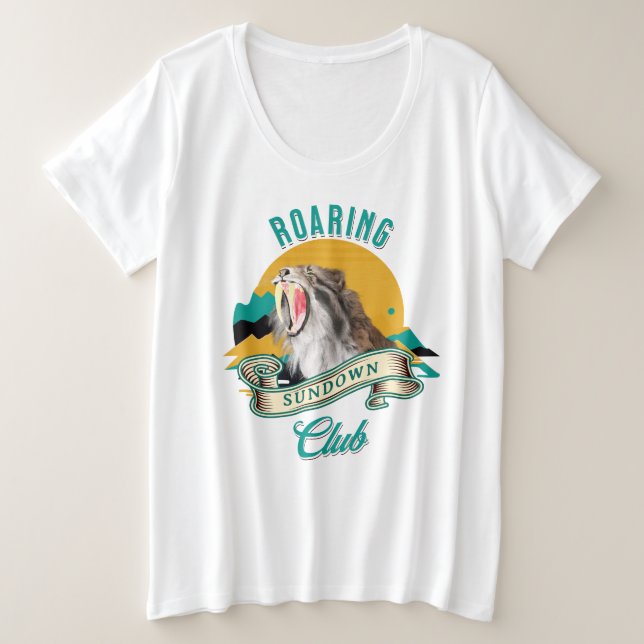 Roaring Sundown Club Sabertooth Tiger (Anverso del diseño)