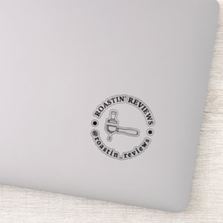 Roastin Reviews Pegatina