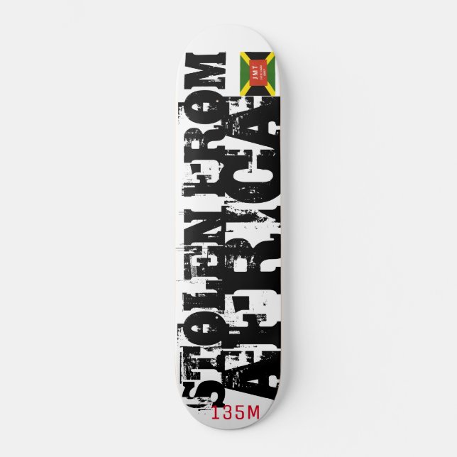 ROBADO AL AFRICANO 135M Skateboard (Anverso)