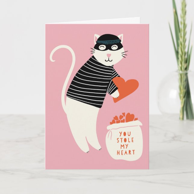 Robar la tarjeta de felicitación de San Valentín d (Anverso)