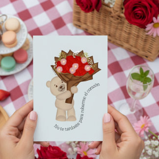 Robaste Mi Corazon Tarjeta del Día de San Valentín