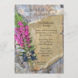 Robbie Burns Invitación rusa