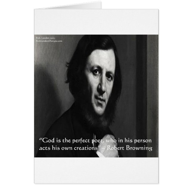 Robert Browning, la cita perfecta del poeta (Frente)