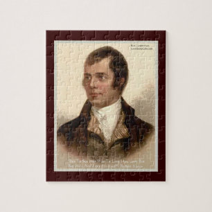Robert Burns "Conocerla" Rompecabezas de Cita de A