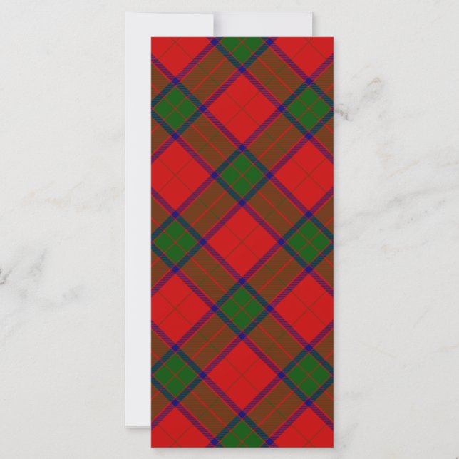 Robertson tartan platillo rojo (Anverso)