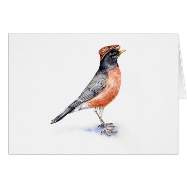 Robin Bird en Gorra (Anverso (Horizontal))