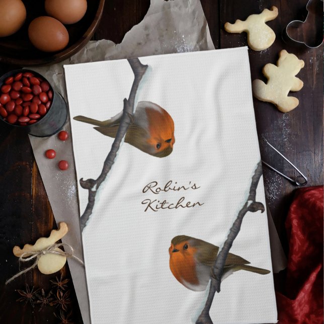 Robin Bird en la sección de la toalla de cocina pe (Subido por el creador)