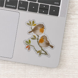 Robin Birds Personalizado-Cut Vinyl Pegatinas